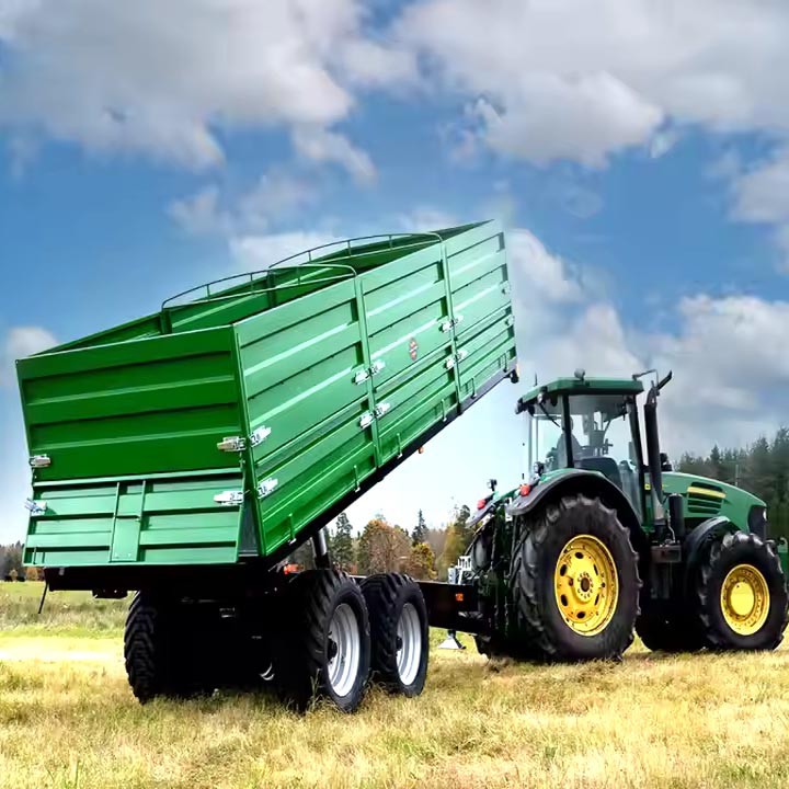 Agricultural dump trailer Agricultural dump trailer
