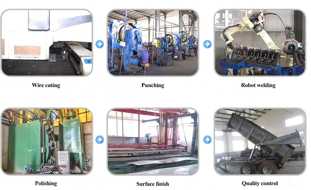 Agricultural dump trailer Agricultural dump trailer