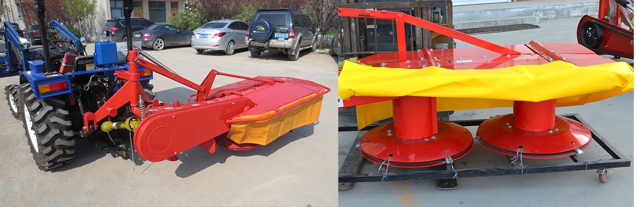 Tractor-type drum mower Tractor-type drum mower