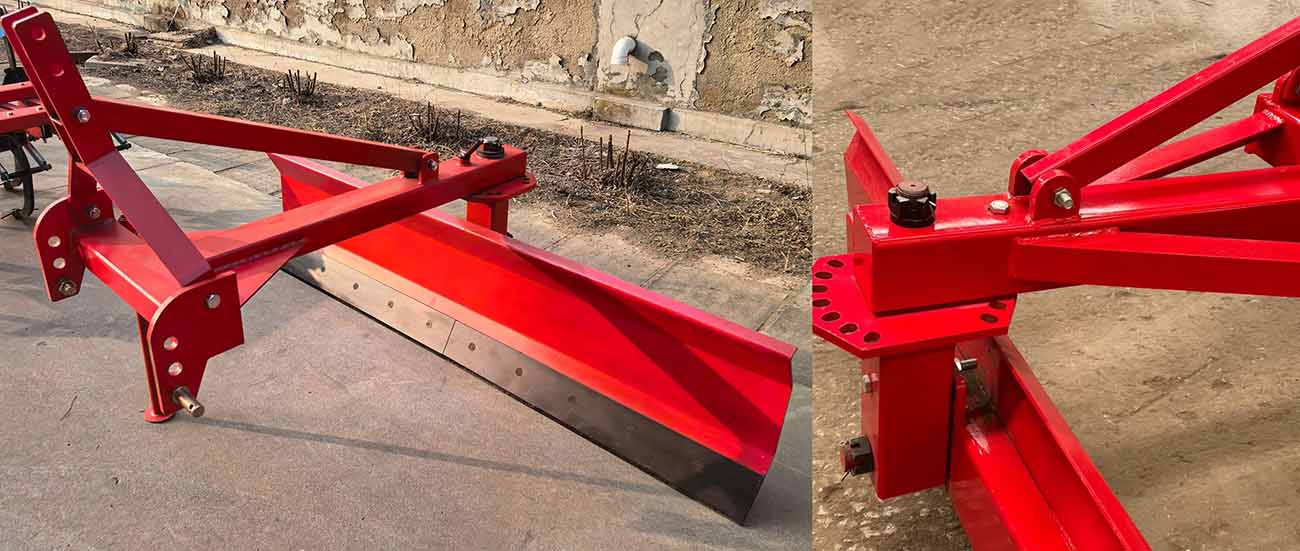 Mounted rear scraper grader Mounted rear scraper grader