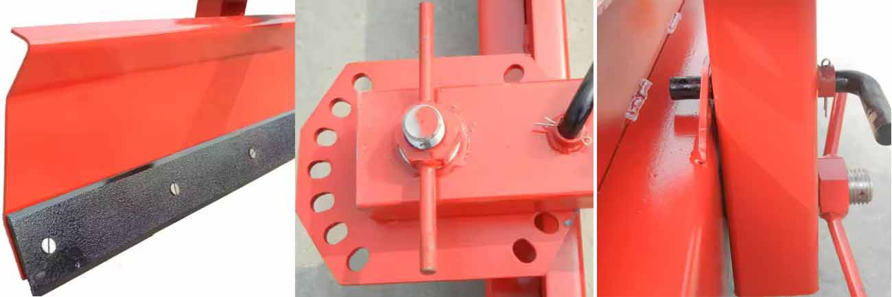 Mounted rear scraper grader Mounted rear scraper grader